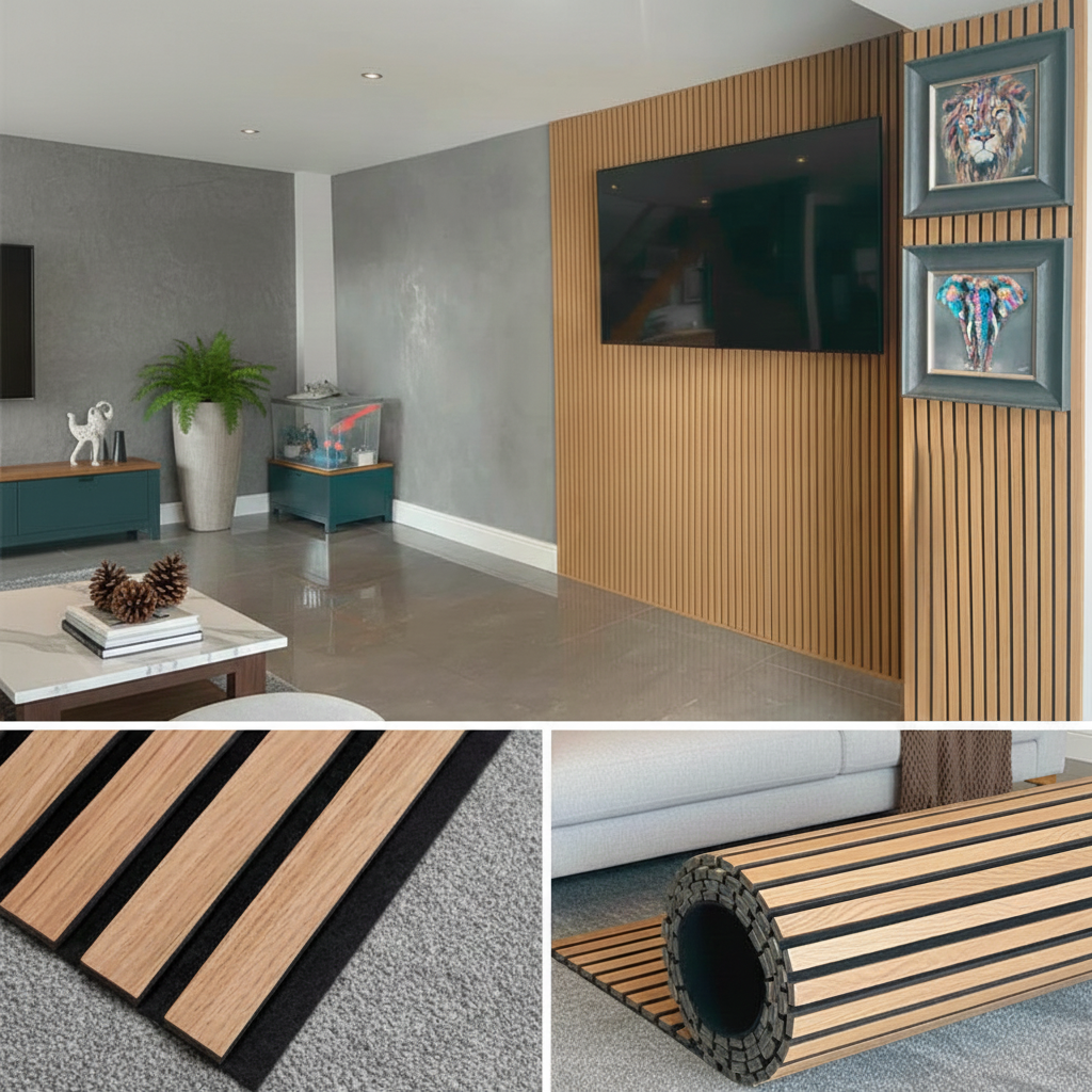 Pannello Flessibile di Alta Gamma in Legno – 270x110 cm